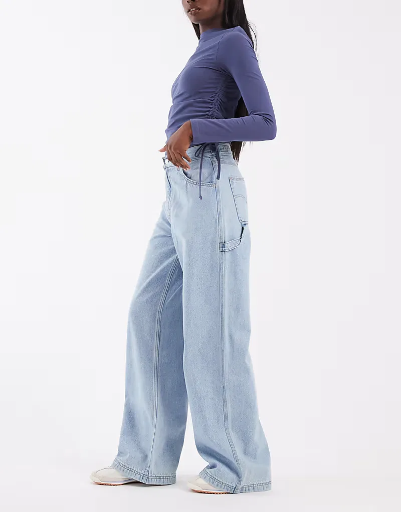 Джинсы Levi's Cinch Baggy Denim светло-голубой — фото 3