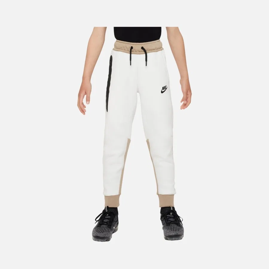 Детские спортивные штаны Tech Fleece Nike, Белый — фото 2