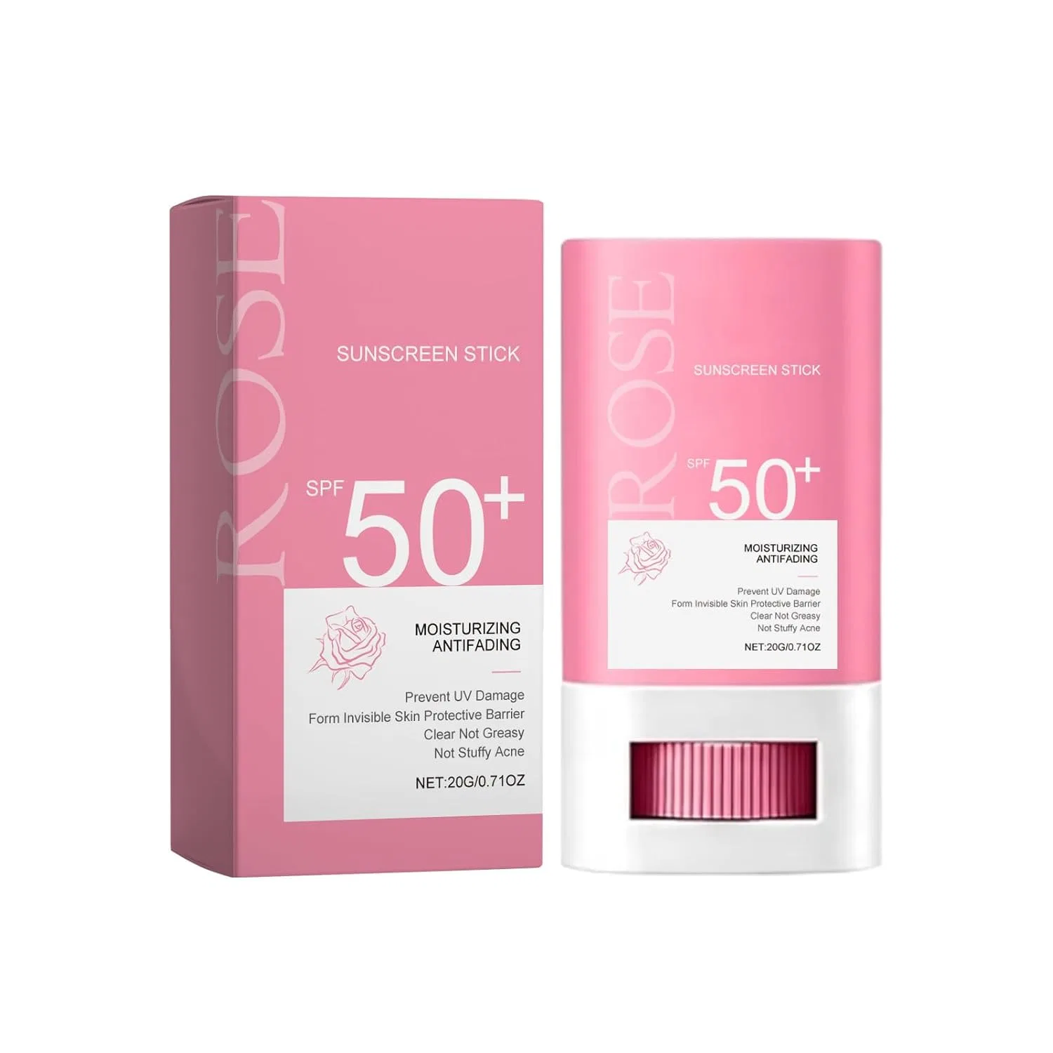 Солнцезащитный стик с экстрактом розы SPF 50+, 20 г Generisch