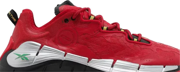Кроссовки power rangers x zig kinetica 2 'dinozord' Reebok, красный — фото 3