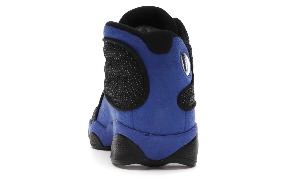 Детские кроссовки с ретро-дизайном Jordan 13 Retro Jordan, Black/Black-White-Hyper Royal — фото 4