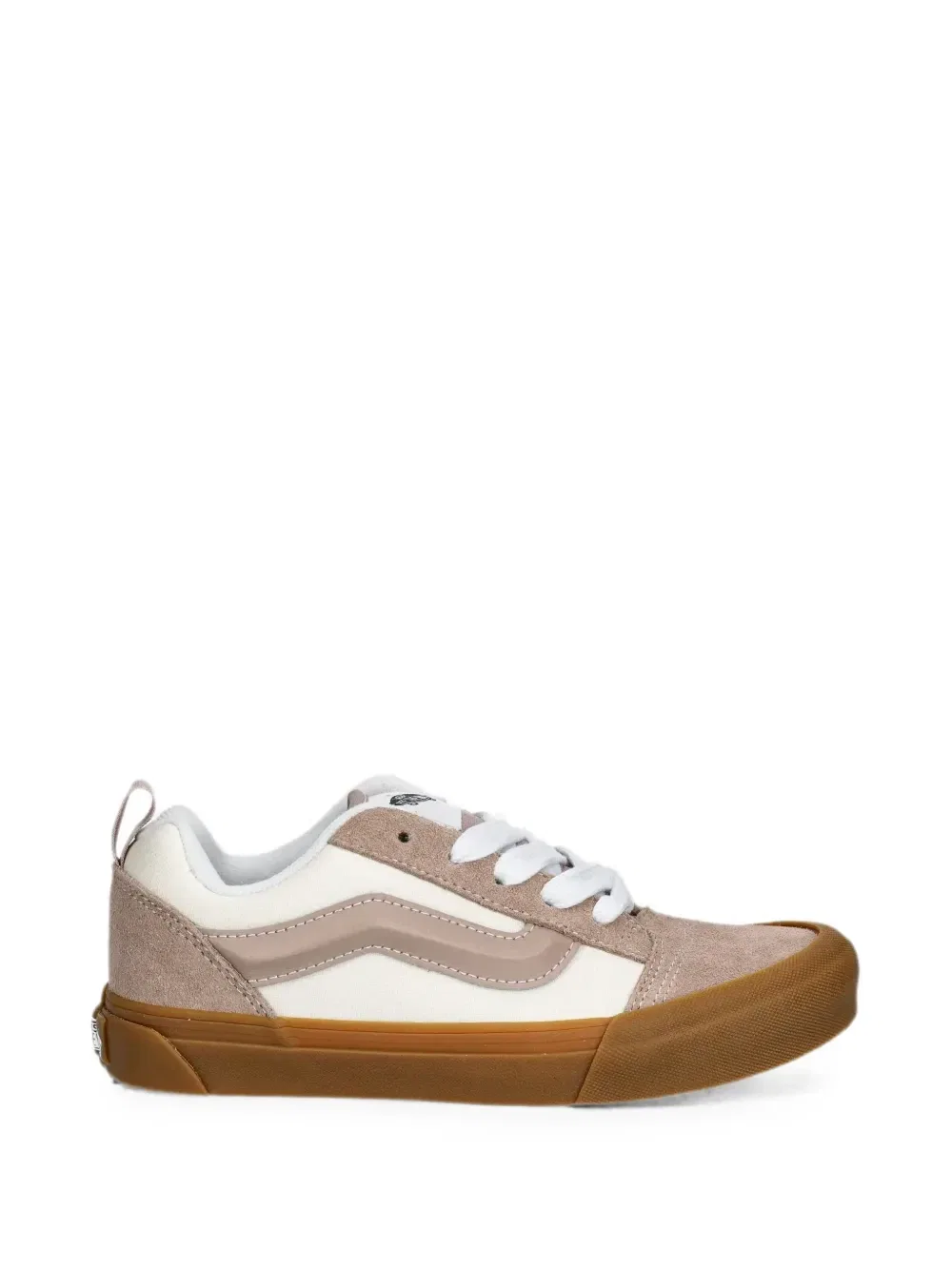 Низкие кеды Old Skool с замшевыми вставками Vans Kids, коричневый — фото 2