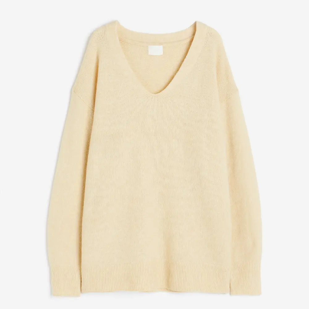

Свитер H&M Oversized, светло-желтый