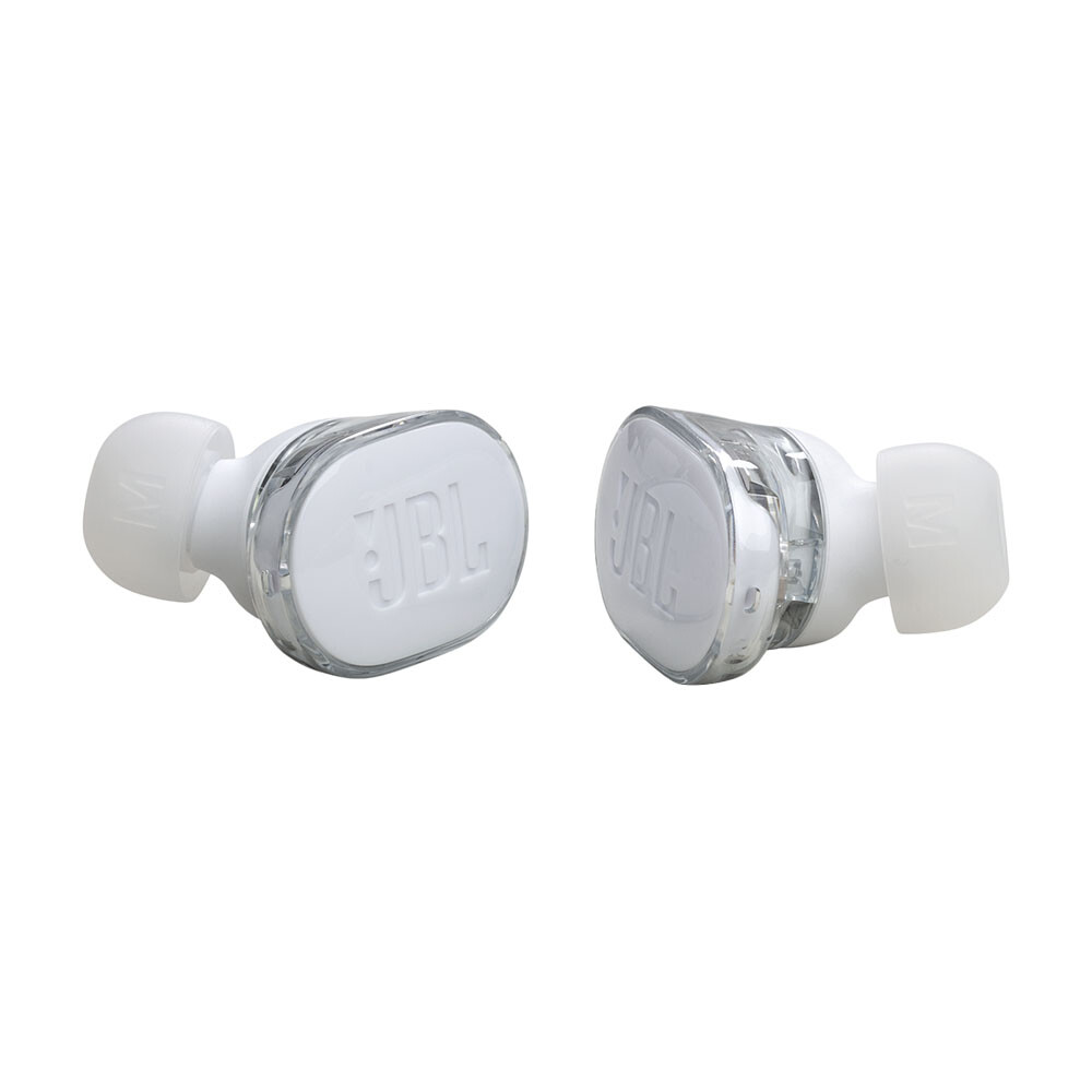 Наушники беспроводные JBL Tune Buds, Ghost Edition, прозрачный белый — фото 4