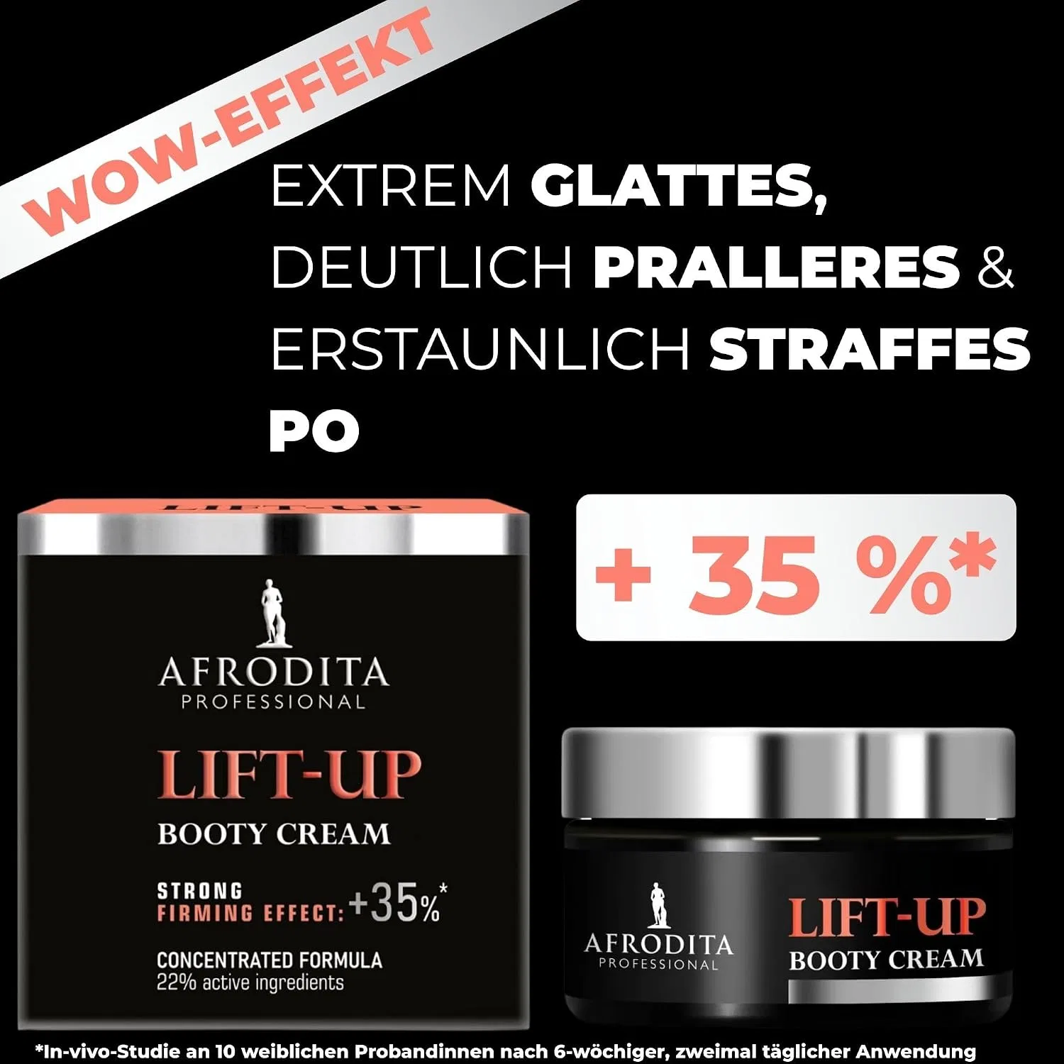 Крем для подтяжки ягодиц AFRODITA PROFESSIONAL Lift-Up Booty Cream, 100 мл — фото 2