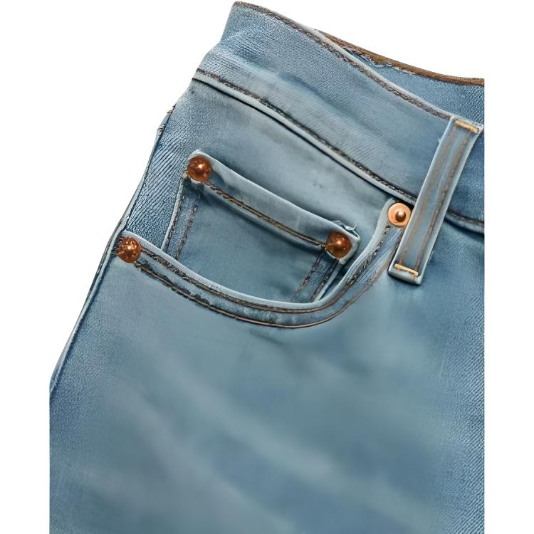 Женские джинсы Levi's Moderate Straight Fit, светло-голубой — фото 4