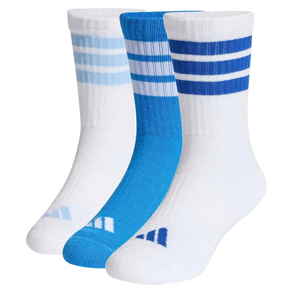Носки спортивные Adidas 3 Stripes Cushioned Sportswear 3 пары, белый