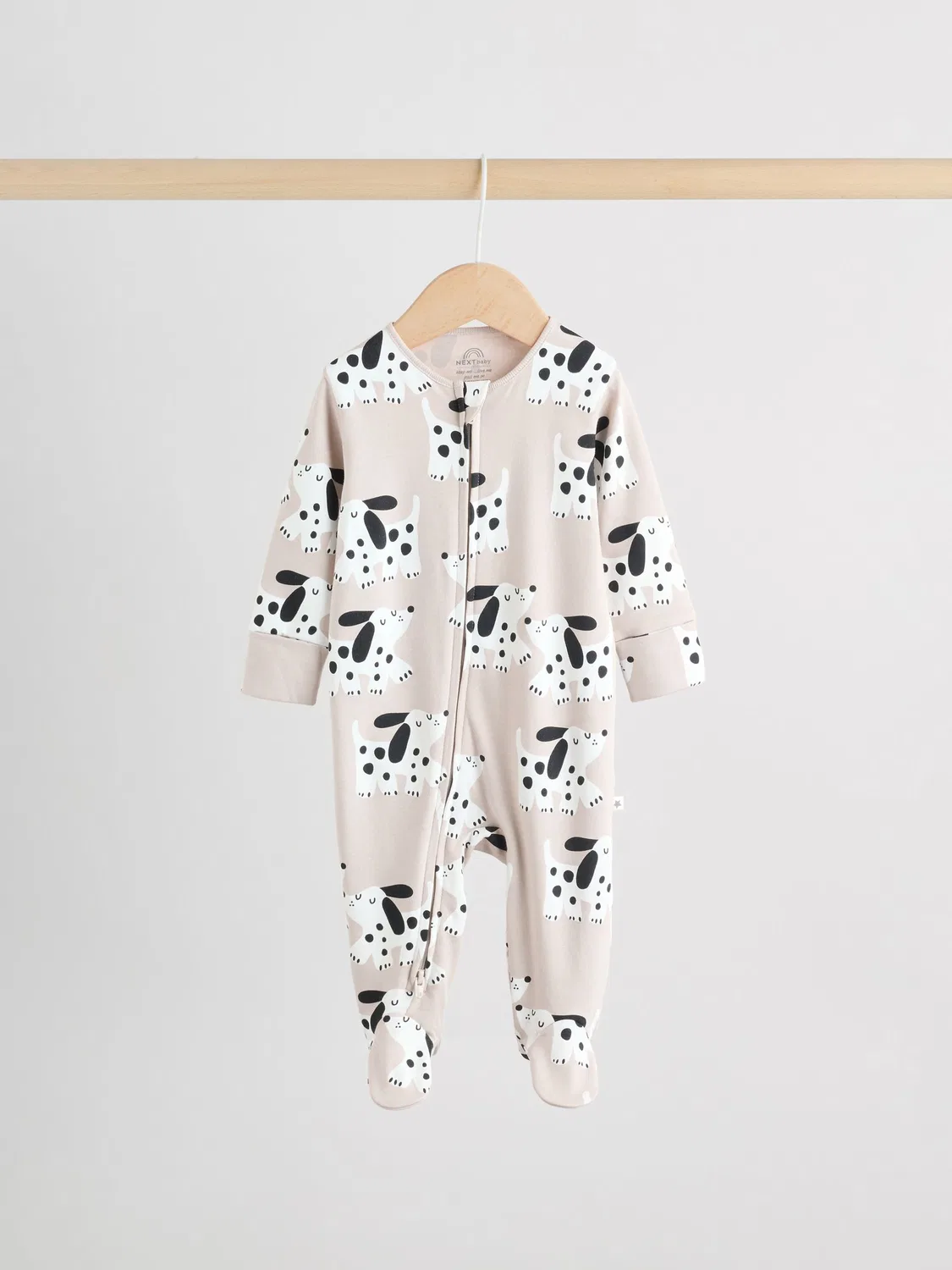 Комплект из 3 спальных мешков для новорожденных, Monochrome Dog Next, монохромный собака — фото 4