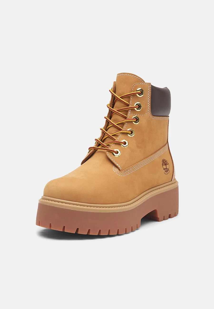 Ботинки TIMBERLAND 'STONE STREET' коричневого и коньячного цвета — фото 2