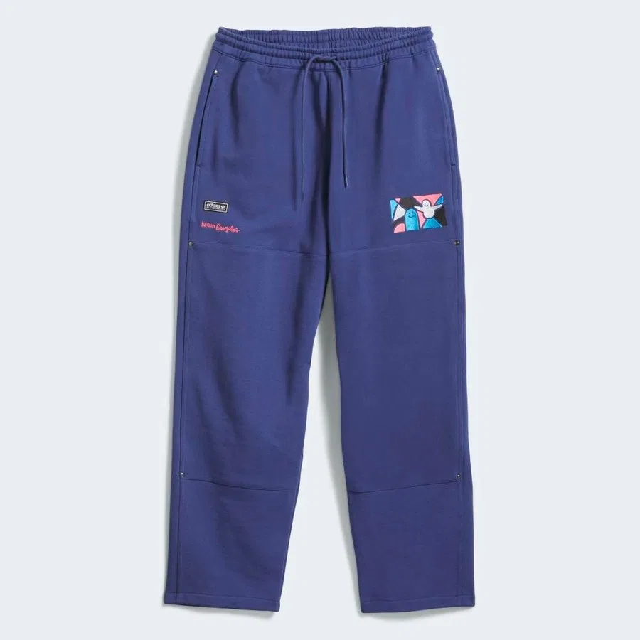 Спортивные брюки с широкими штанинами Gonz Sweatpnt adidas, Синий — фото 3