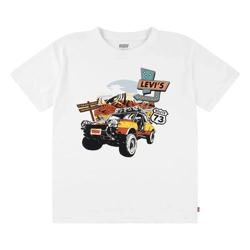 Детская футболка с коротким рукавом Day Trip Levi's, White