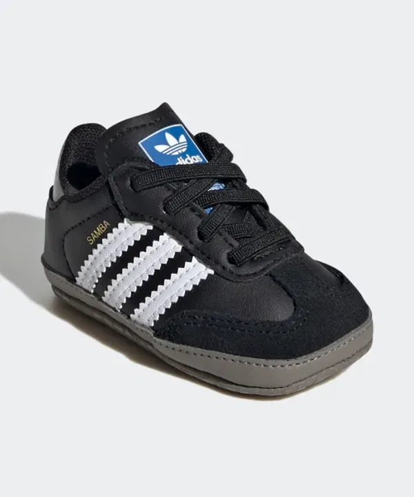 Кроссовки Samba Crib, Adidas Kids, черный — фото 2