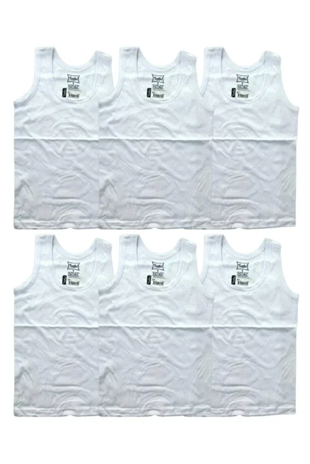 Детское для мальчиков белье хлопковое 6 штук Tutku, White