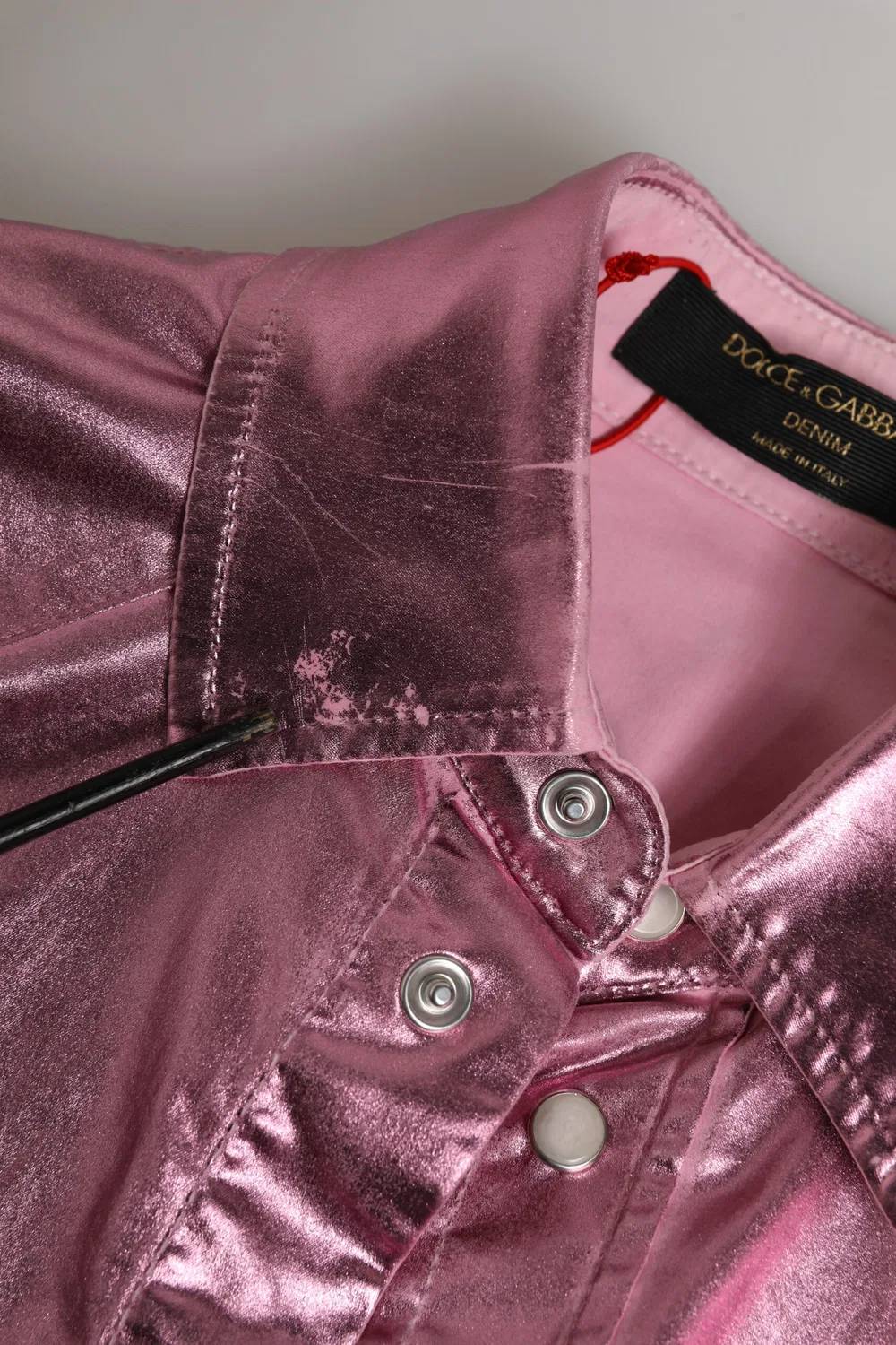Женский укороченный жакет с воротником Dolce & Gabbana, Pink