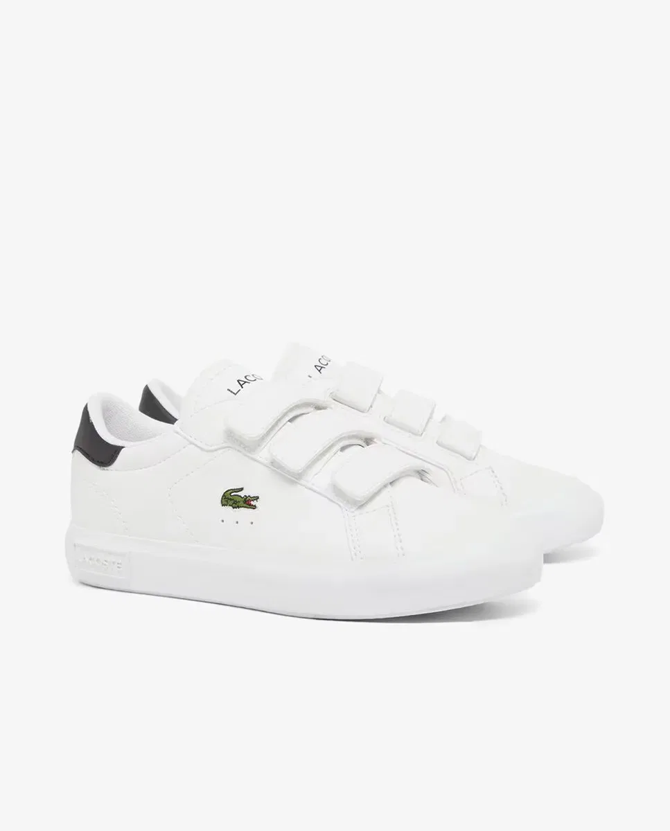 Детские кроссовки для мальчиков Powercourt Lacoste, Blanco — фото 3