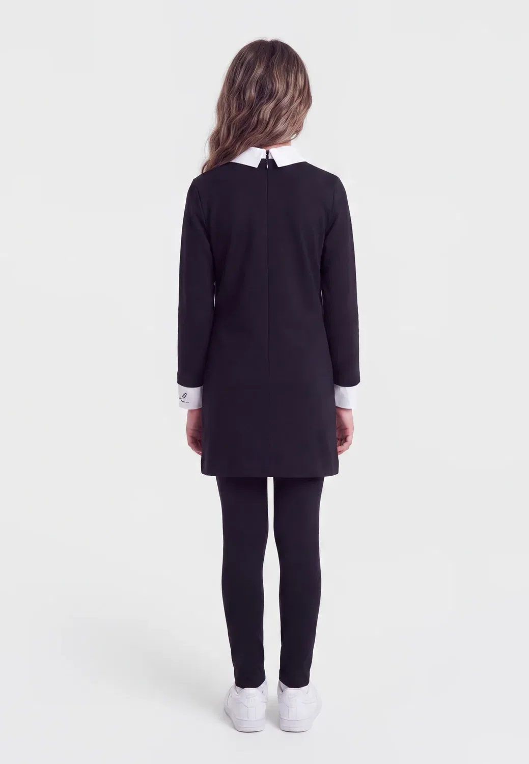 Платье с длинными рукавами - повседневное платье Karl Lagerfeld Kids, Black — фото 2