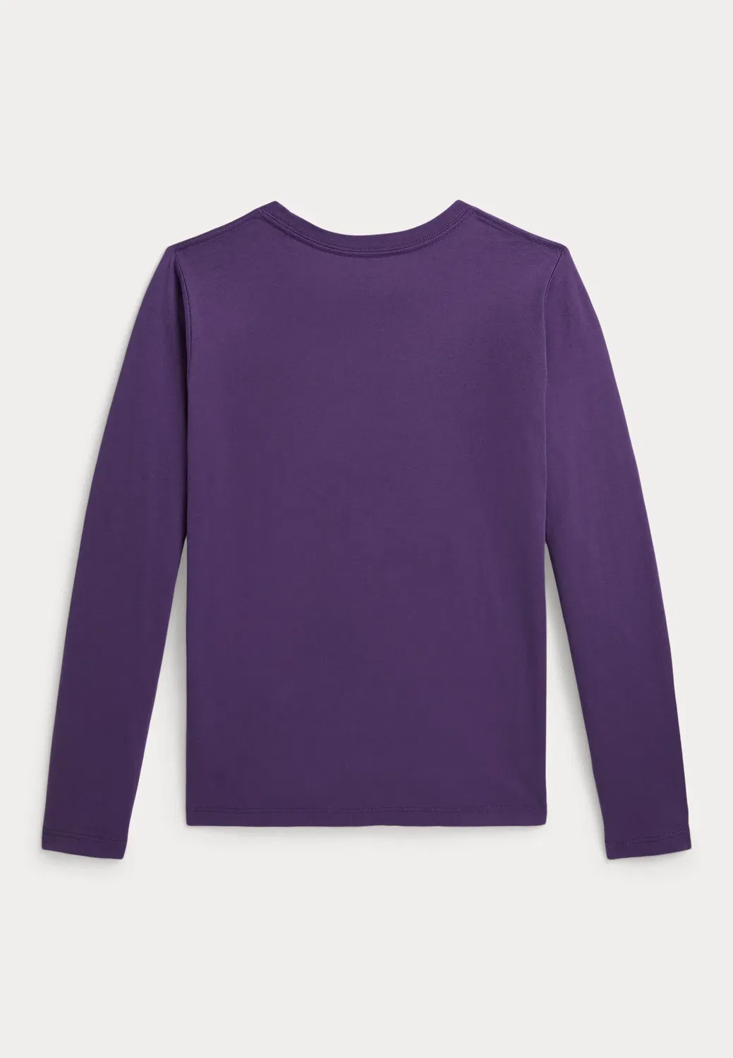Хлопковая футболка с длинными рукавами Polo Bear, размер 7-14 лет Polo Ralph Lauren, Valley Purple — фото 2