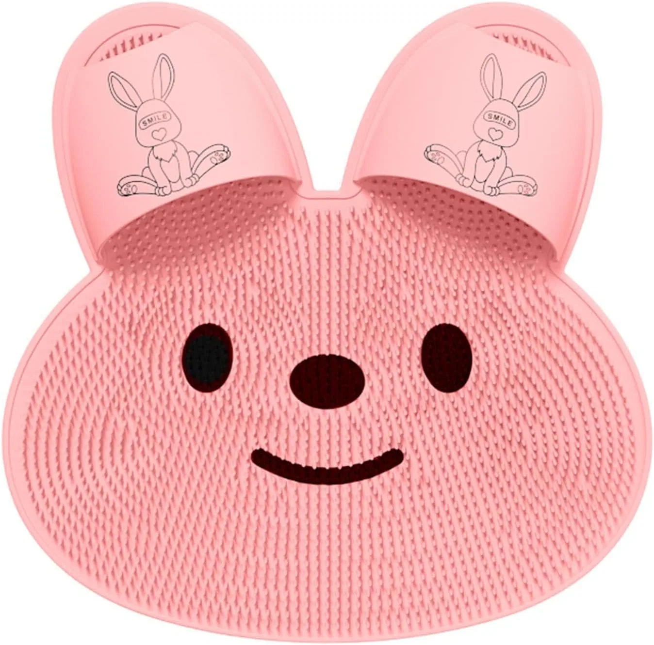 Массажная щетка для душа, Silicone, 1 шт, 45x45x2.5 см, Rosa Generic