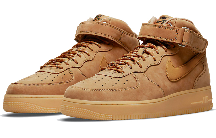 Кроссовки Nike Air Force 1 Mid '07, коричневый — фото 3