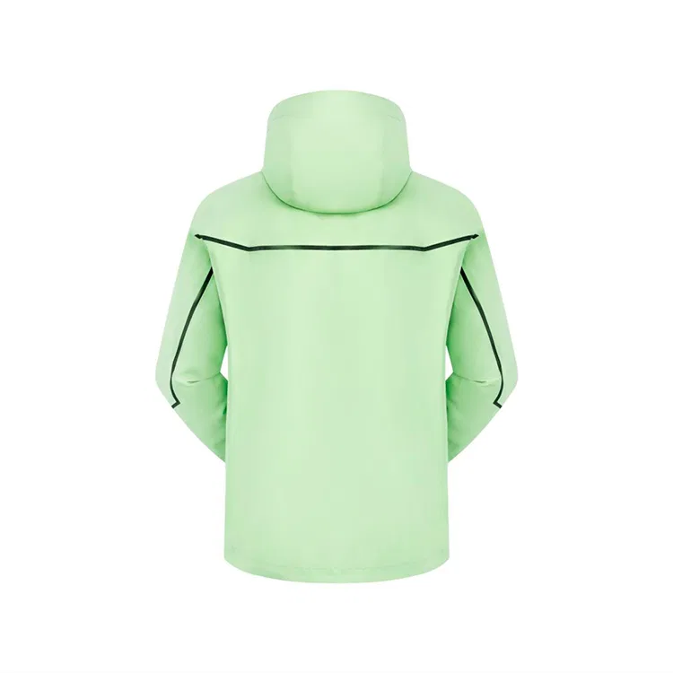 Детская ветрозащитный куртка с капюшоном Windbreaker Jacket TOREAD, Electric Glow Green — фото 4
