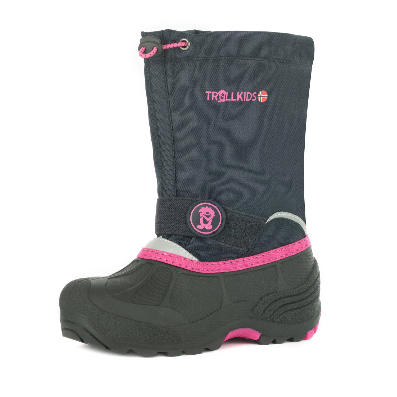 Детские зимние ботинки Telemark XT Trollkids, Navyblau / Magentapink