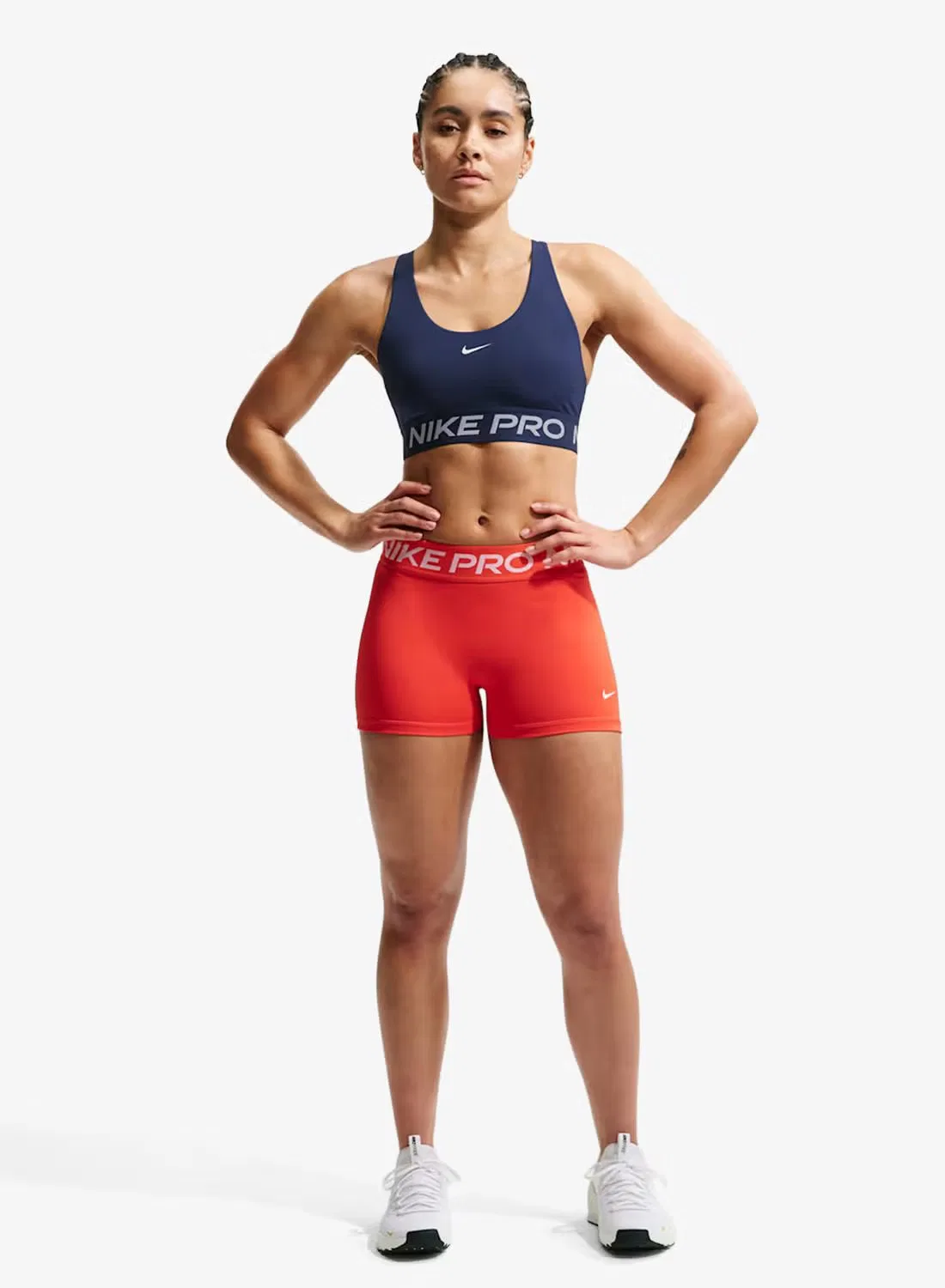 Бюстгальтер спортивный с длинным рукавом W NP DF 365 Nike, темно-синий — фото 3