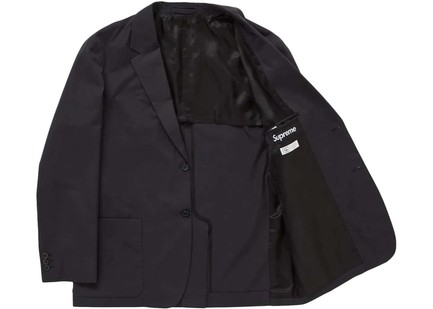 Мужской костюм из островного хлопка Supreme Suit, Black — фото 3