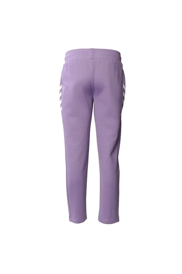 Детские спортивные брюки для девочек зауженные Hummel, Purple — фото 3