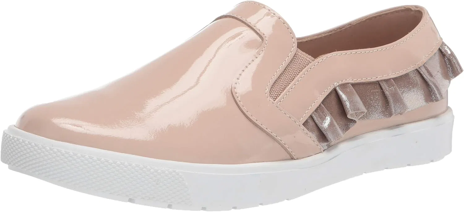 Детские кеды для девочек с рюшами Elephantito, Patent Blush