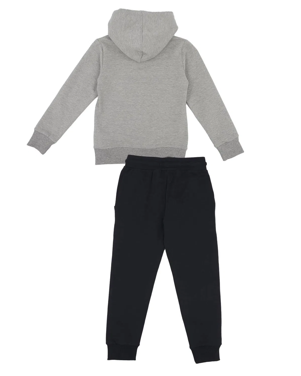 Детский спортивный костюм для девочек с капюшоном College Leone 1947 Apparel, Grau Schwarz