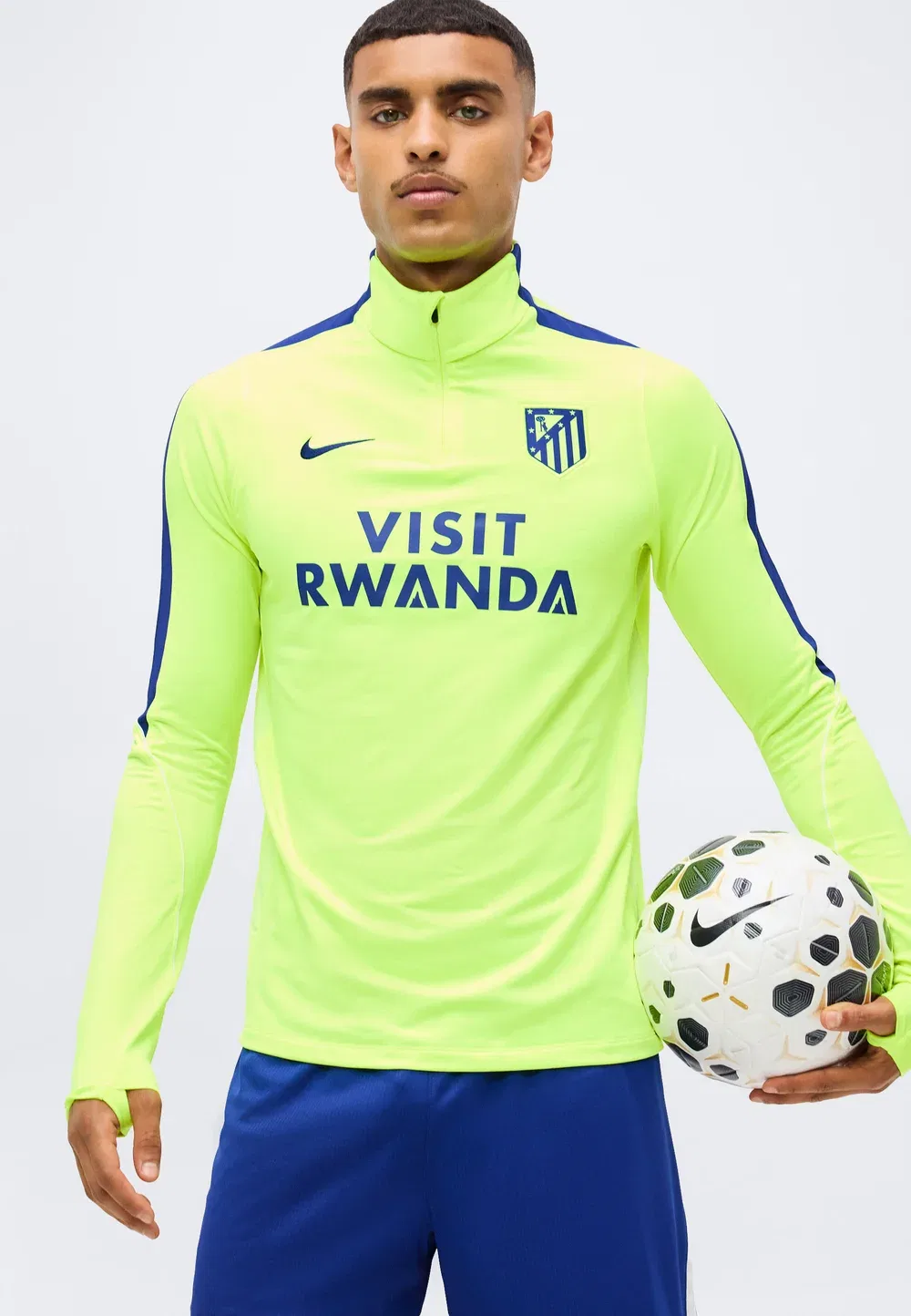 Тренажер для банкомата - клубная форма Nike Performance, Volt/Deep Royal Blue — фото 4