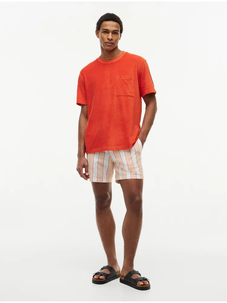Футболка с круглым вырезом, Relax Fit TOMMY HILFIGER, Orange — фото 2