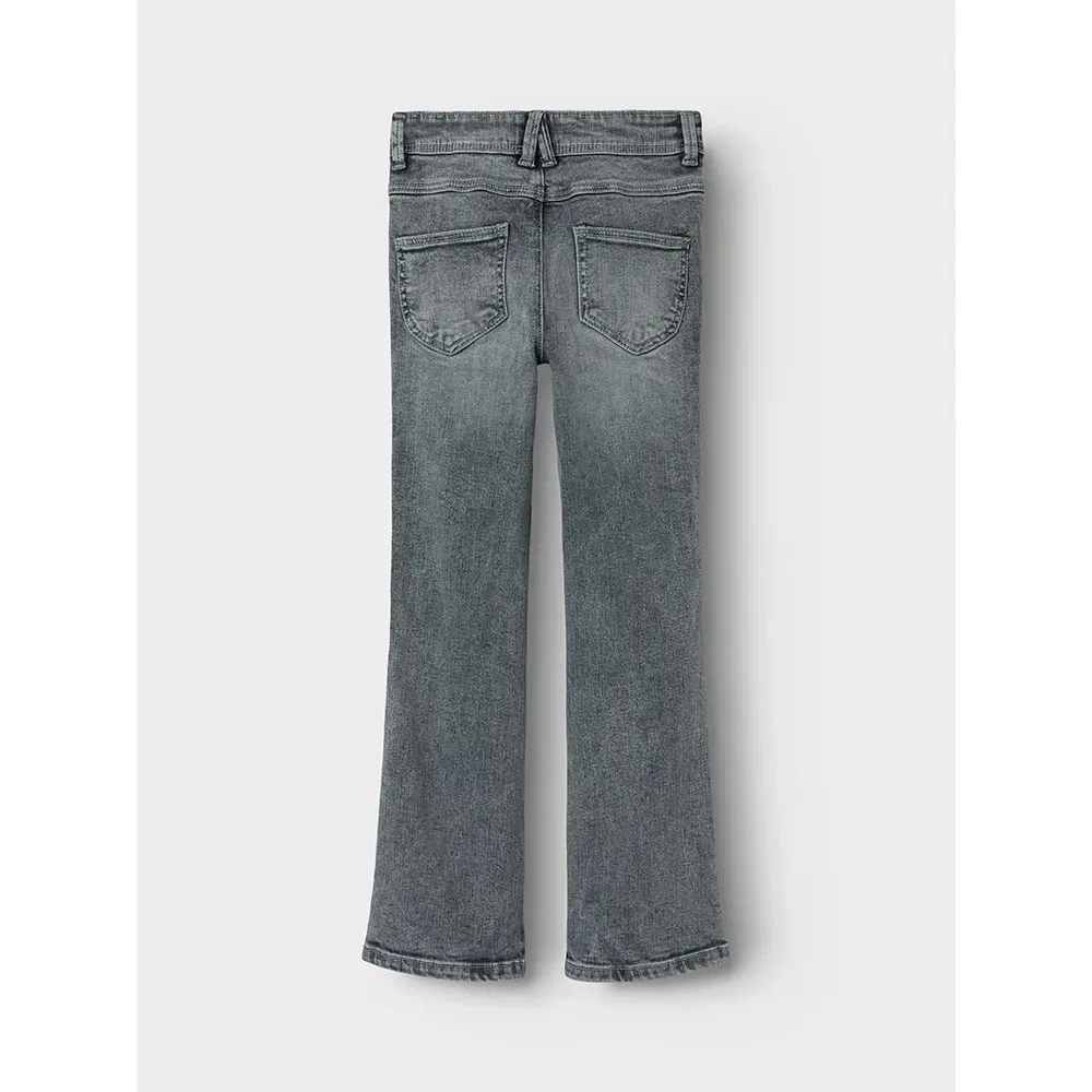 Джинсы Skinny Boot Polly Name It, серый — фото 2