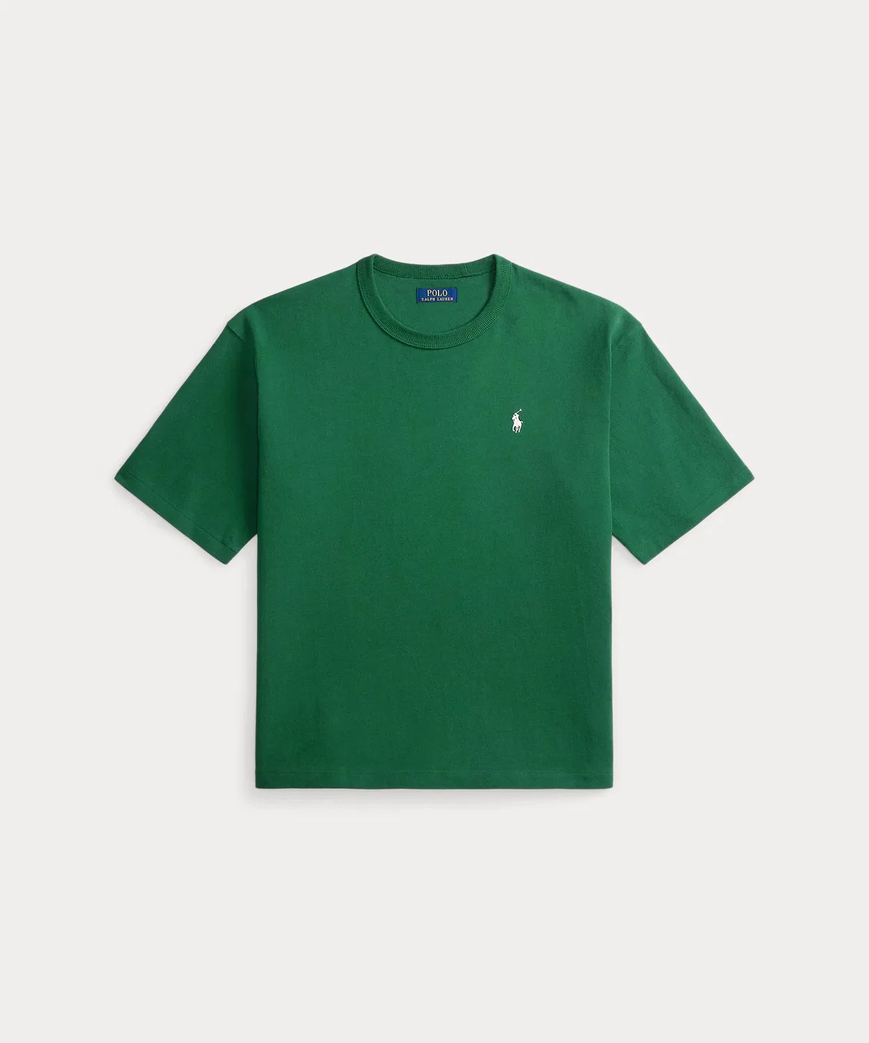 Мужская футболка с принтом Relaxed Fit Jersey Polo Ralph Lauren, Green — фото 2
