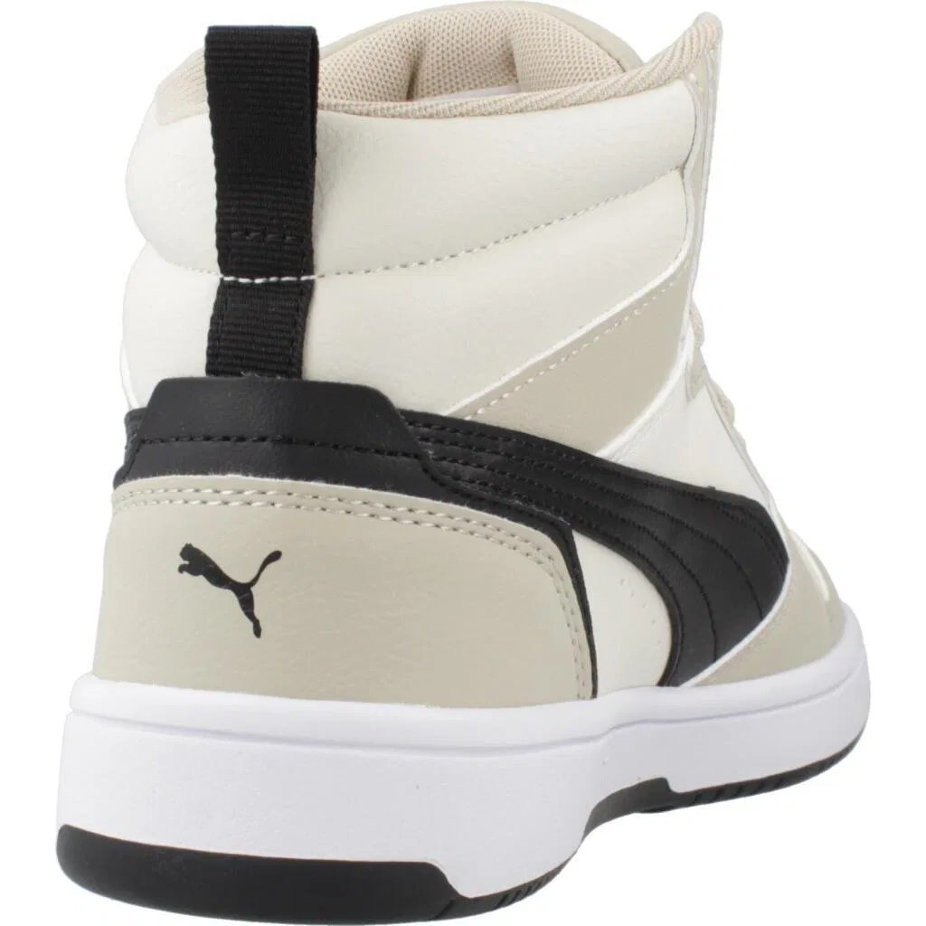 Детские кроссовки Rebound V6 Mid Jr Puma, Beige — фото 3