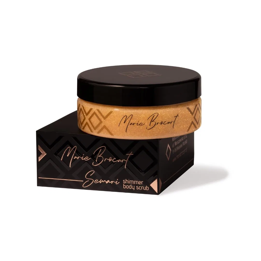 Скраб для тела Semari Body Scrub & Body Butter, Marie Brocart, 250 г, Золотистый