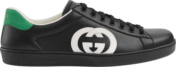 

Кроссовки Gucci Ace Interlocking G - Black White, белый