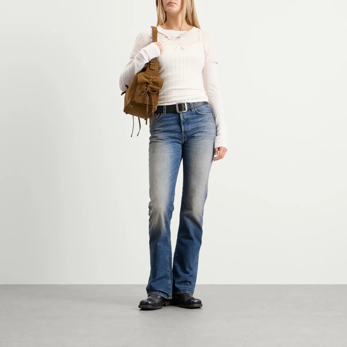 Джинсы клеш с моделью 2009 Acne Studios, Blue Bingo — фото 4