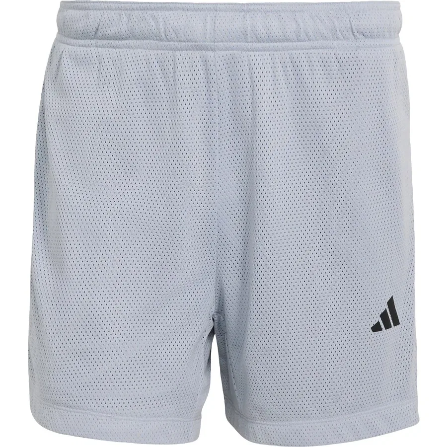 Шорты спортивные с принтом D4T PrimeLift Essentials Workout Mesh Shorts adidas, Серебристый — фото 3