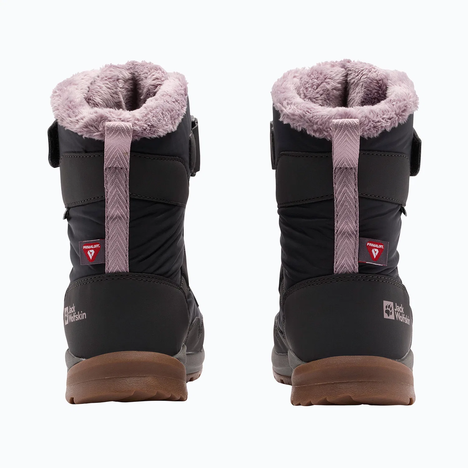 Детские зимние ботинки с высоким голенищем Polar Bear-G Texapore High Vc Jack Wolfskin, Grau — фото 4