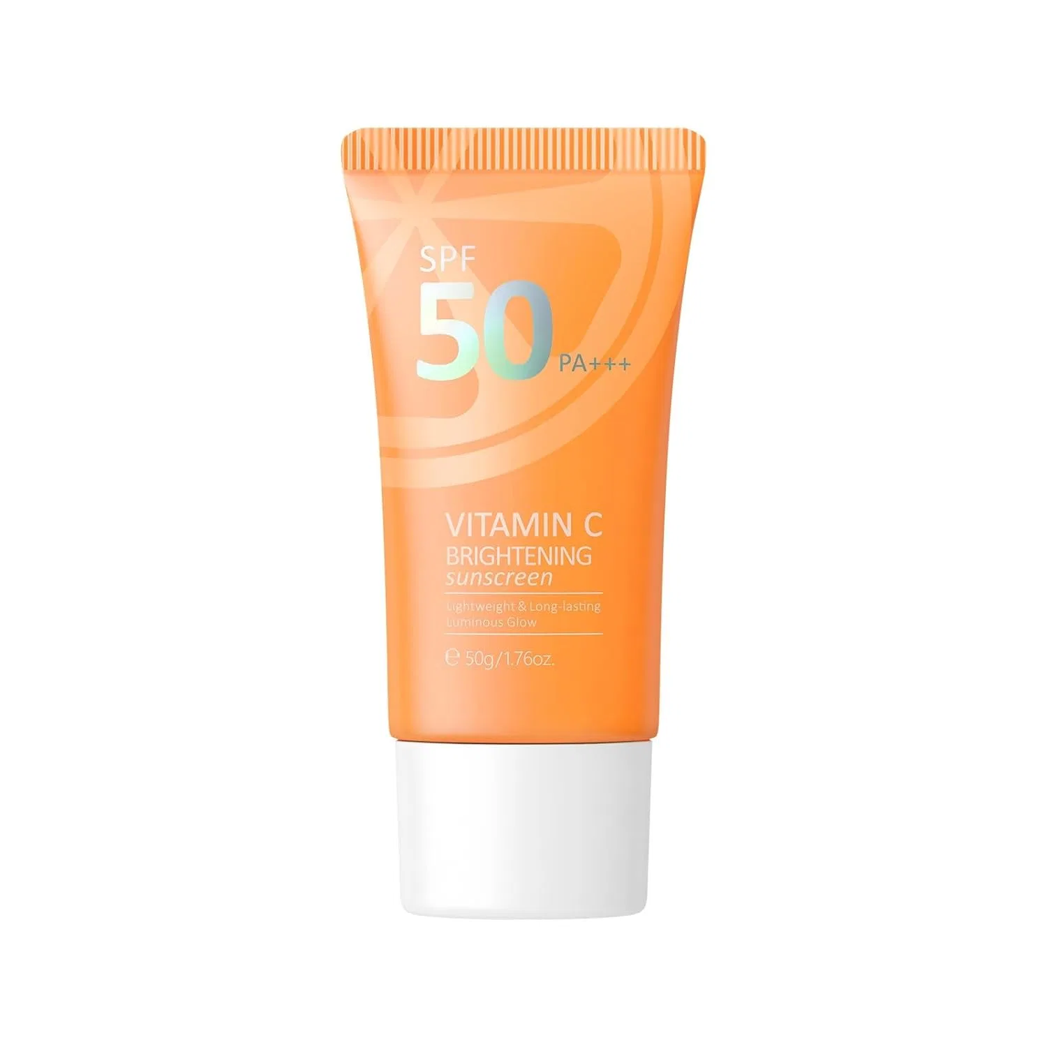Солнцезащитный крем для лица с витамином C, SPF 50, легкий, 72 г, Orange Generic