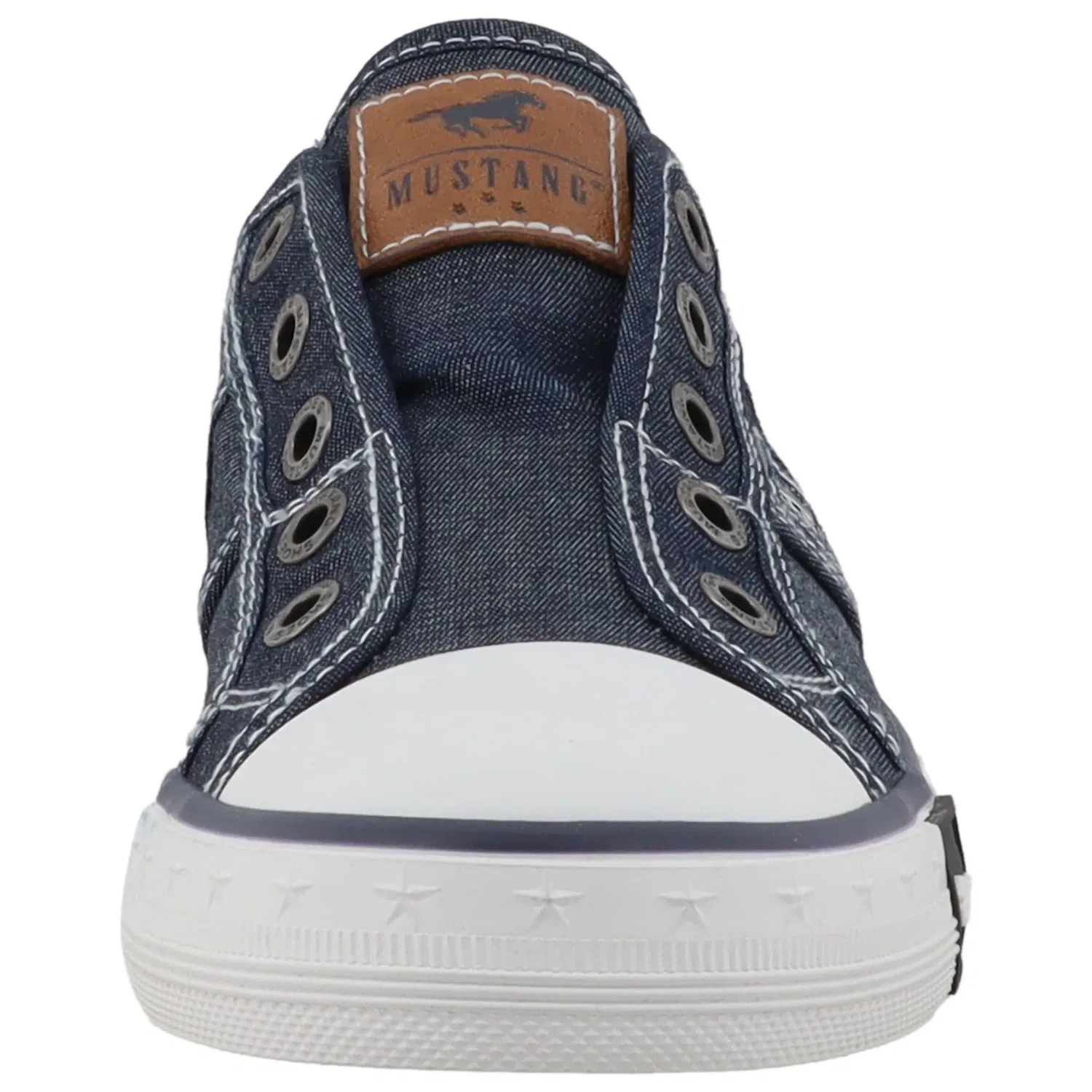 Детские слипоны-кроссовки на резинке Mustang Shoes, Navy — фото 3