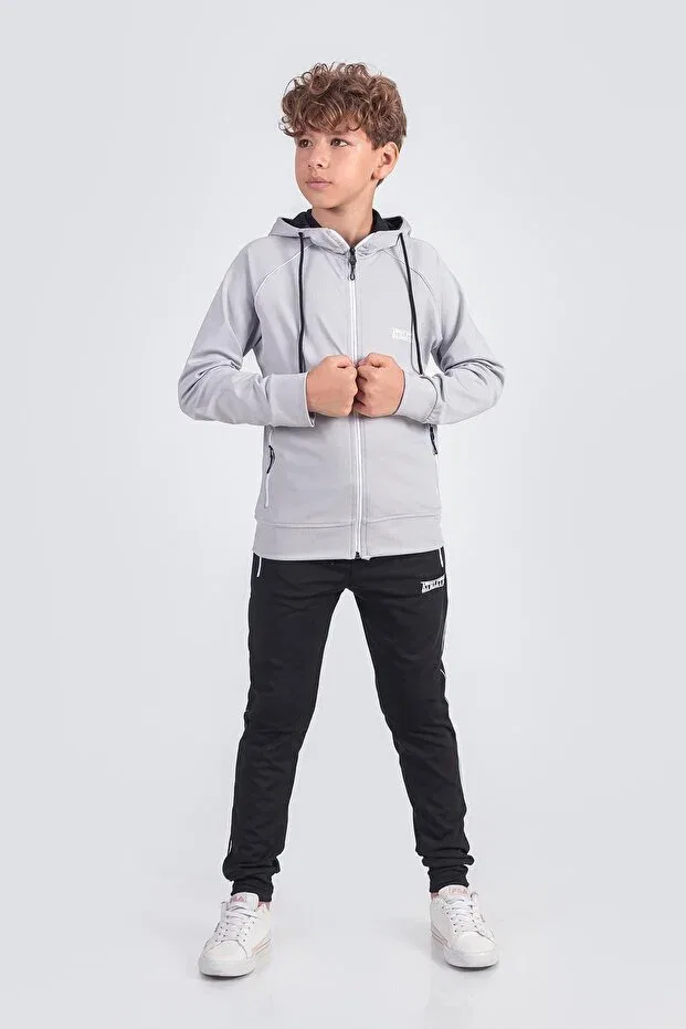 Детский спортивный костюм с капюшоном Pina Kids, Gray