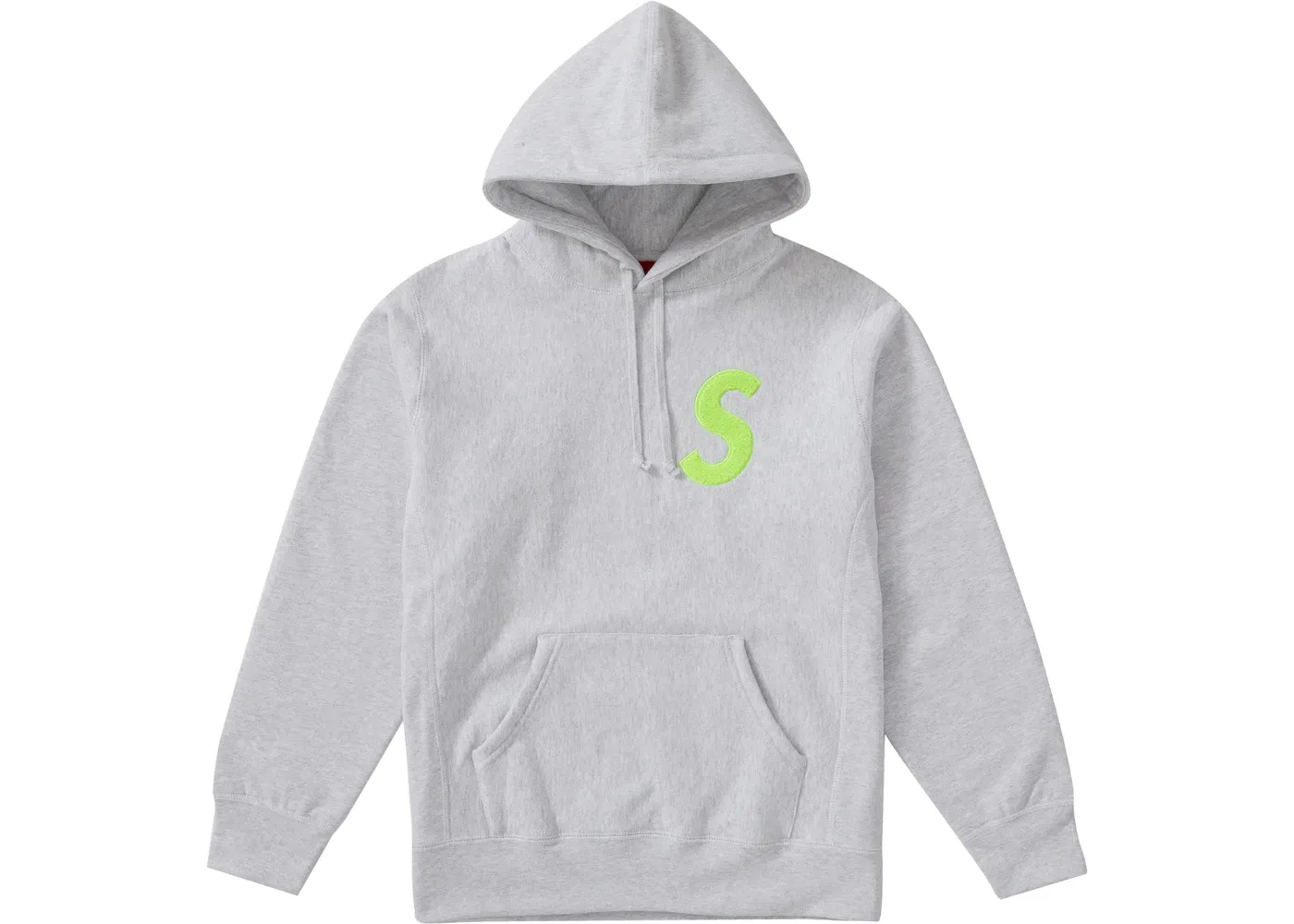 Мужская худи с принтом Supreme Hooded Sweatshirt FW19, Ash Grey