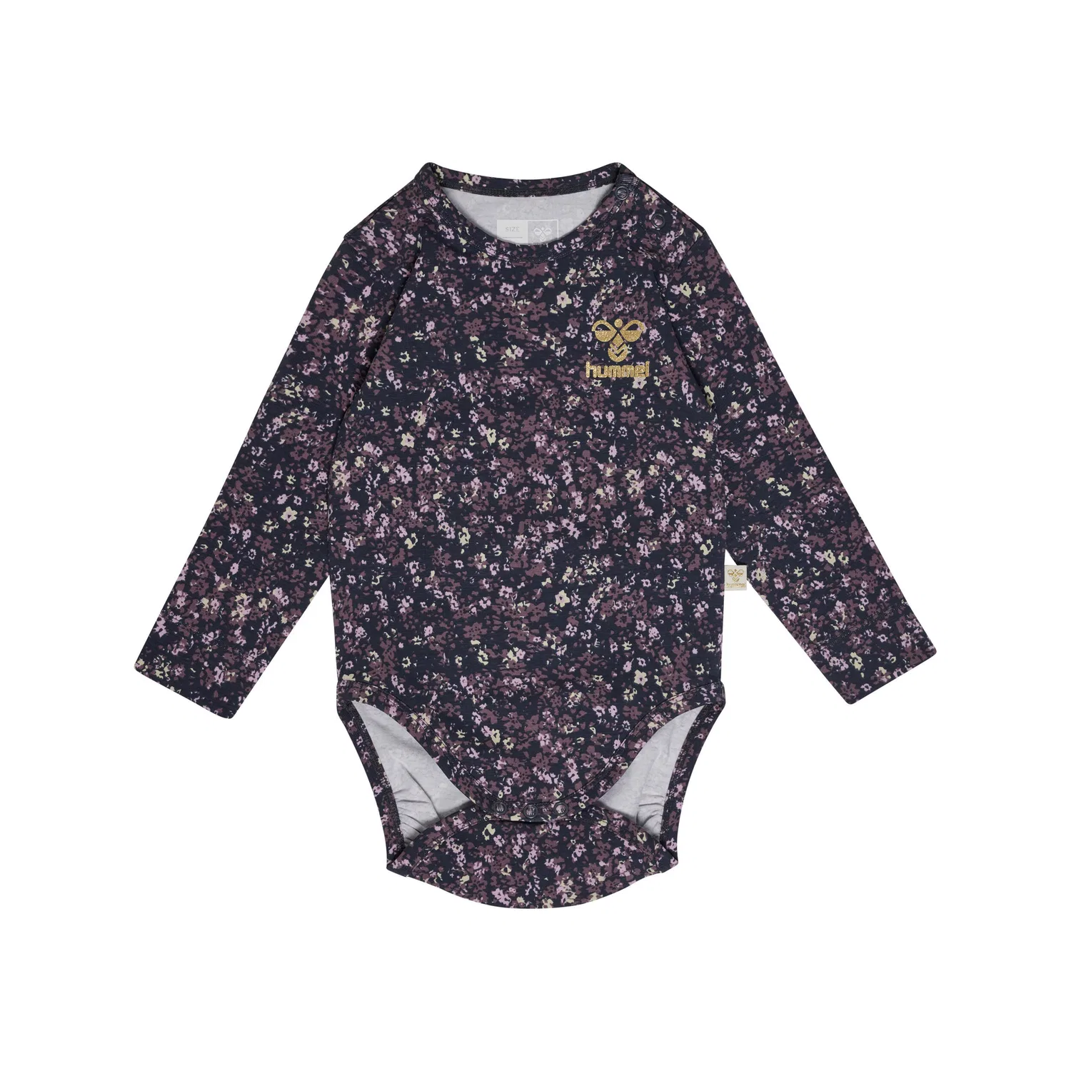 Детский боди с длинным рукавом Floa Hummel, BLAU / Dunkelblau