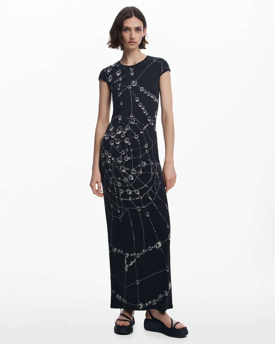 

Плетеное платье Tyler McGillivary Desigual, черный