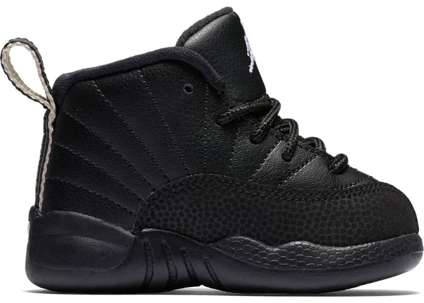 Детские кеды Lifestyle Jordan 12 Retro, Black/Rattan-White-Metallic Gold
