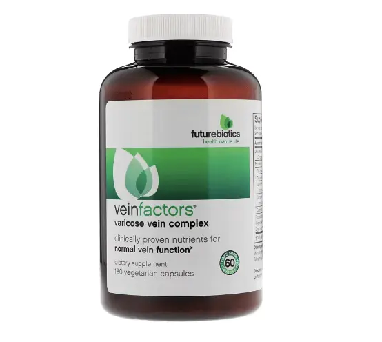 

Противоварикозный комплекс 180 капсул VeinFactors FutureBiotics