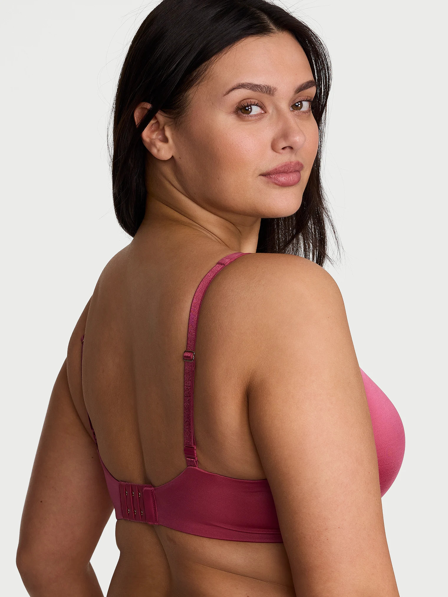 Бюстгальтер Victoria's Secret Very Sexy Smooth Lightly Lined Plunge, розовый — фото 3