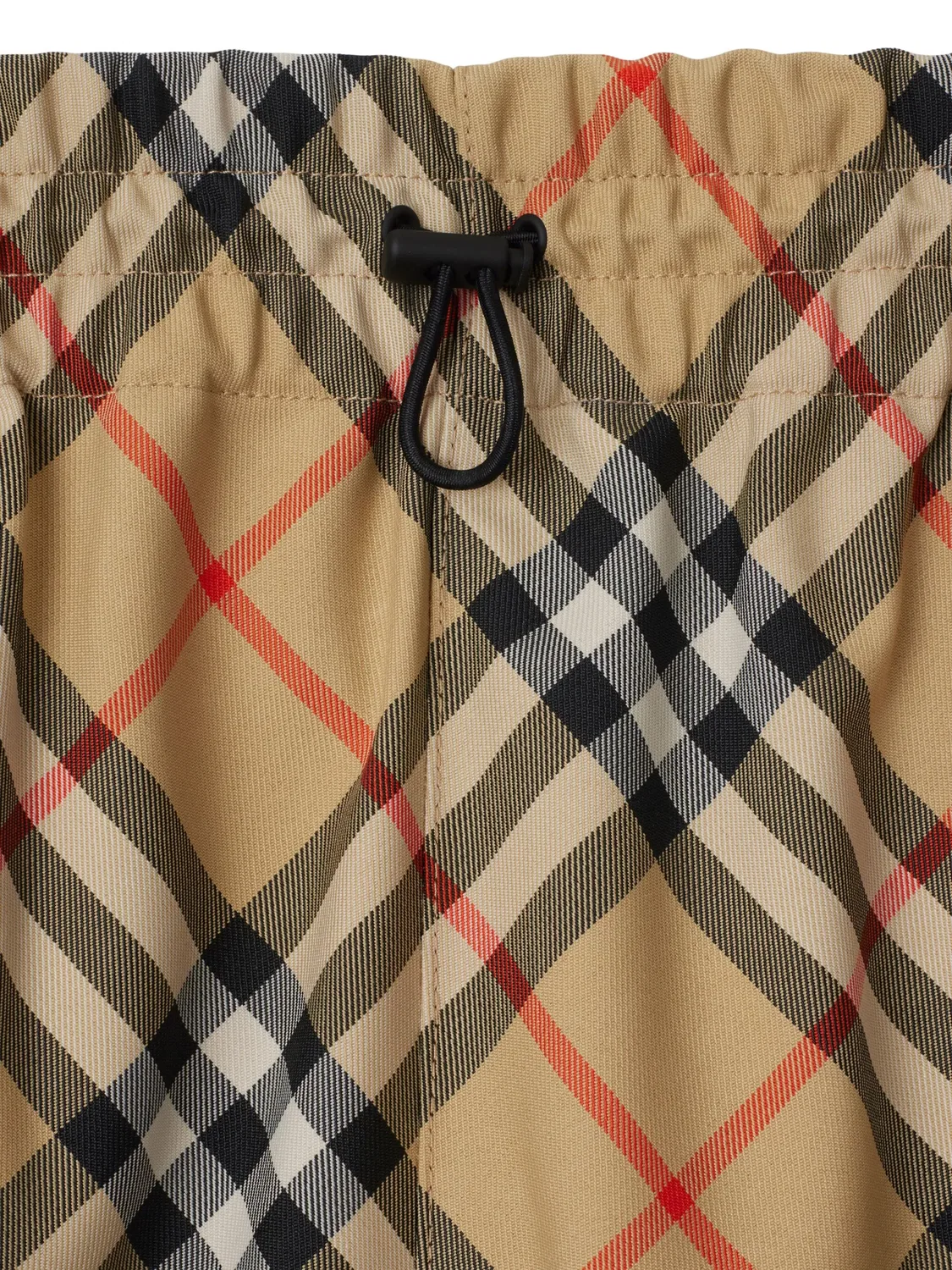 Шорты в винтажный клетку Burberry, нейтральный — фото 2